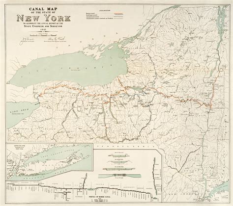 MAP of Erie Canal